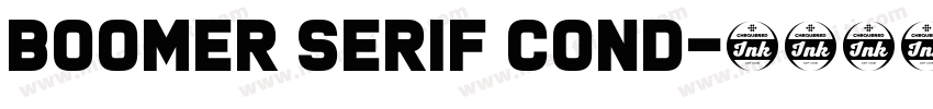 Boomer Serif Cond字体转换